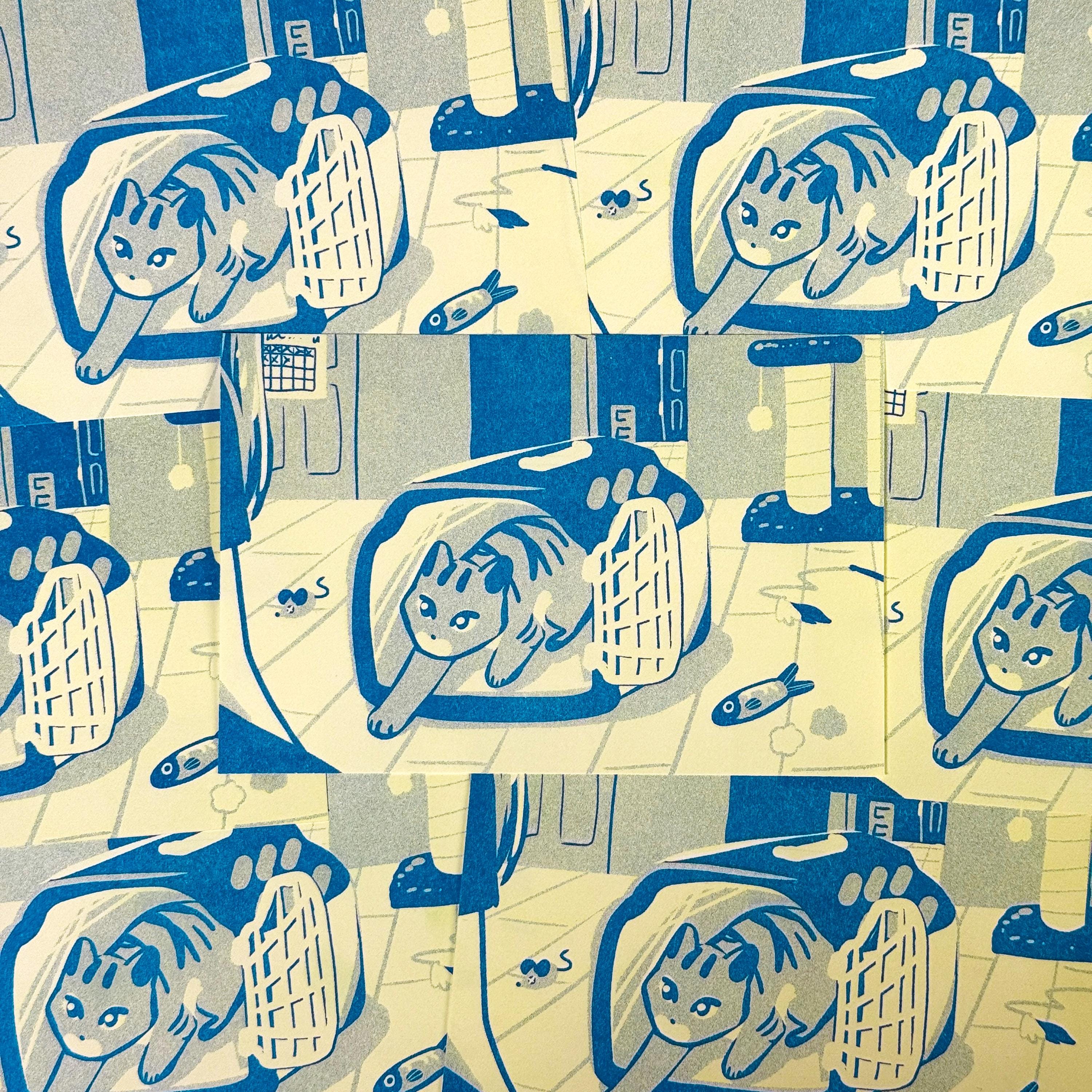 Adopting my cat Mocha RISO