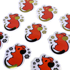 Gold Foil Rat Sticker