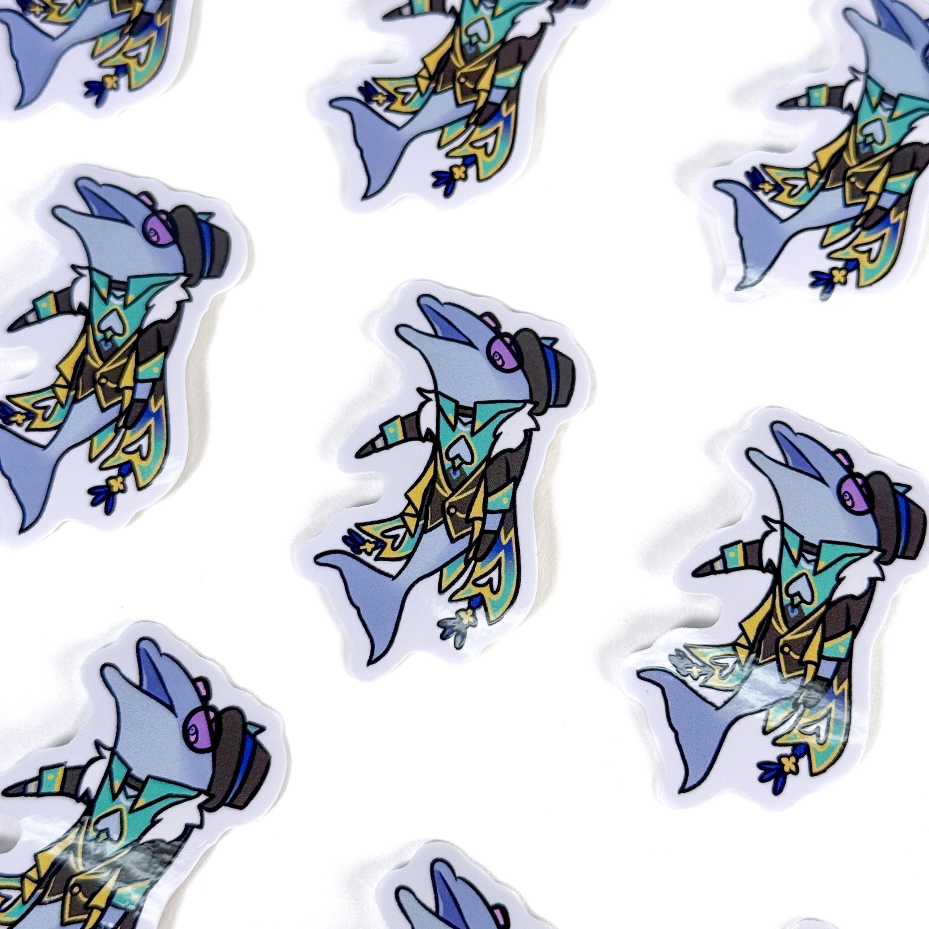 Aventurine Dolphin Sticker