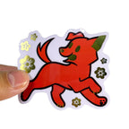 Gold Foil Dog Sticker