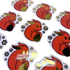 Gold Foil Rabbit Sticker