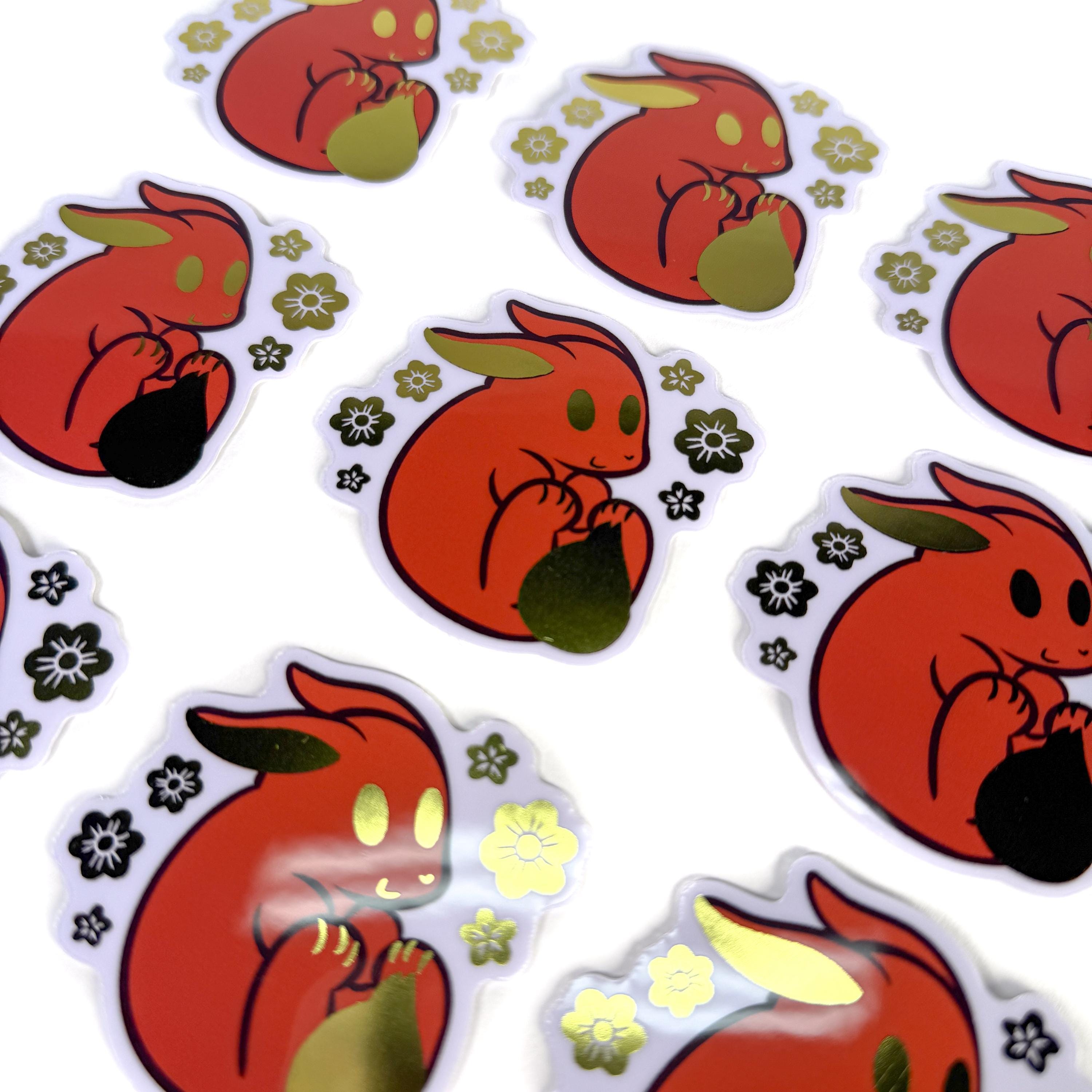 Gold Foil Rabbit Sticker