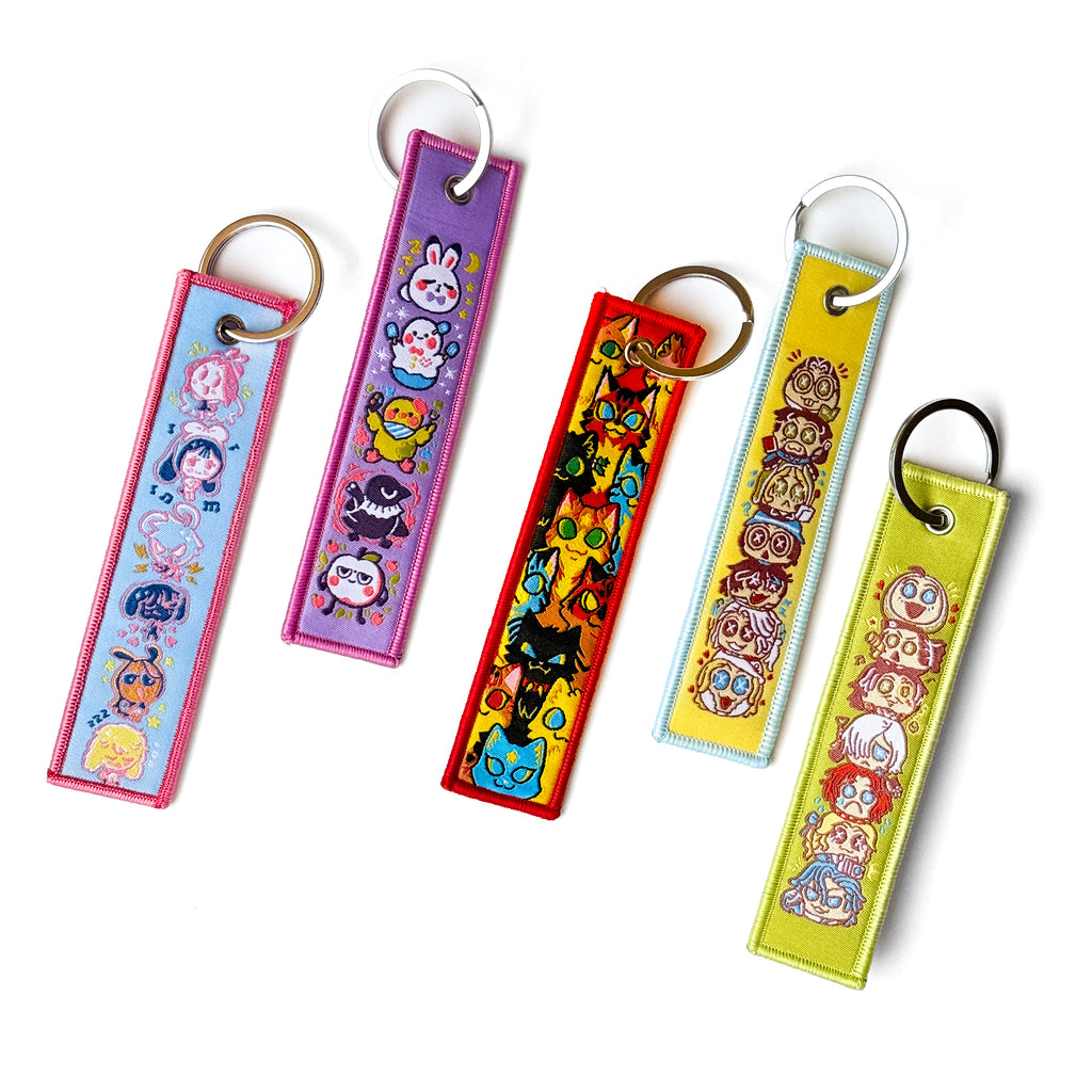 Embroidered Keyrings