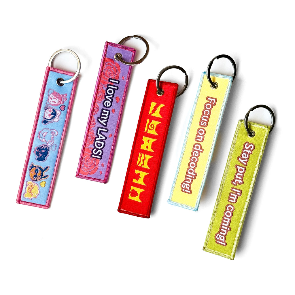 Embroidered Keyrings