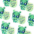 GREEN Zanka Sticker