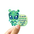 GREEN Zanka Sticker