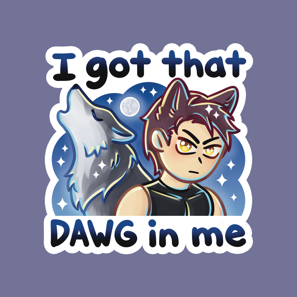 Valko I got that DAWG in me Sticker