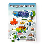 Wii Fishing Sticker Sheet