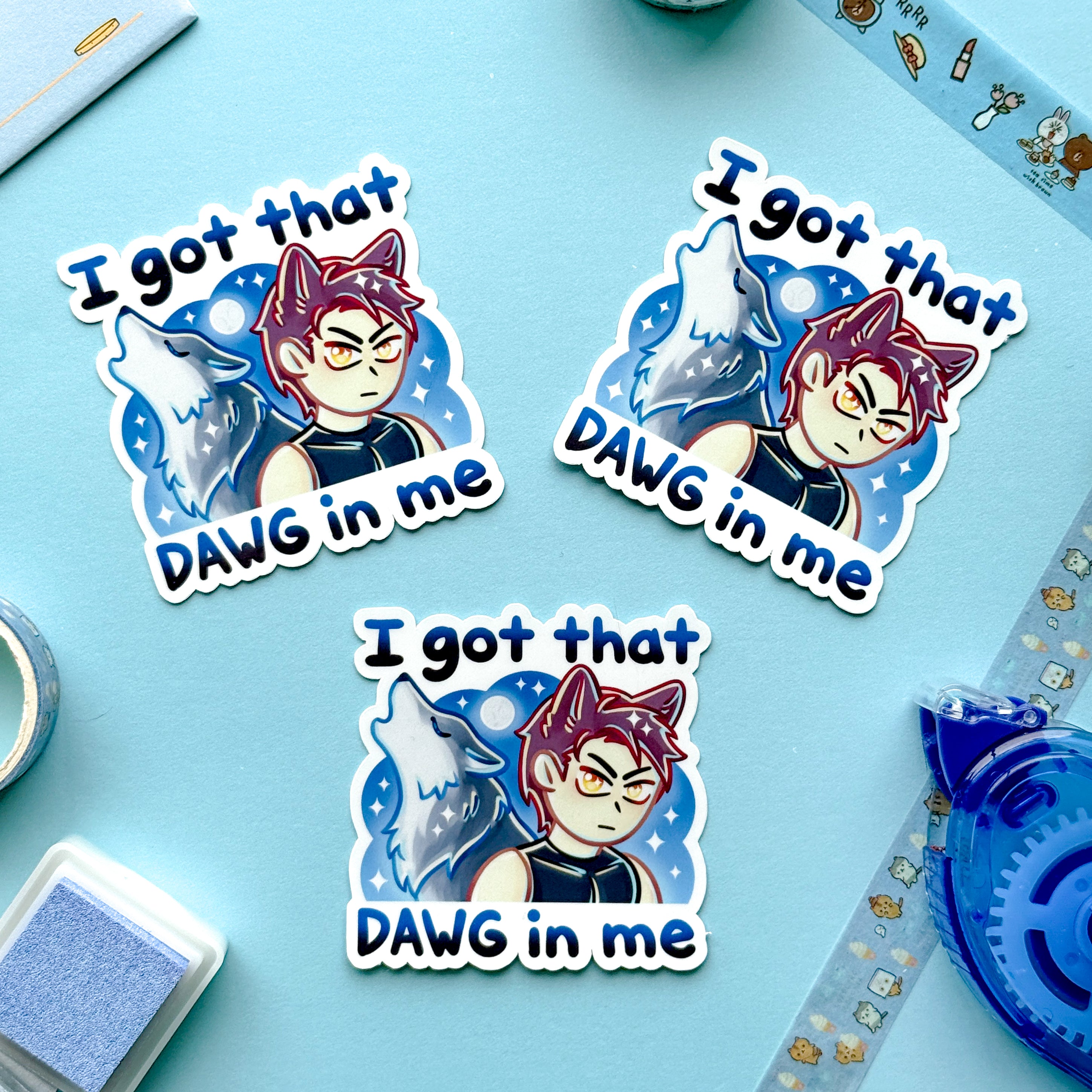 Valko I got that DAWG in me Sticker