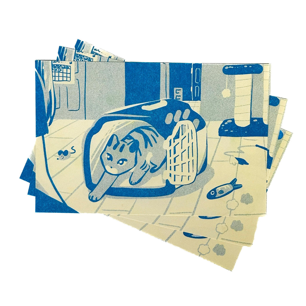 Adopting my cat Mocha RISO