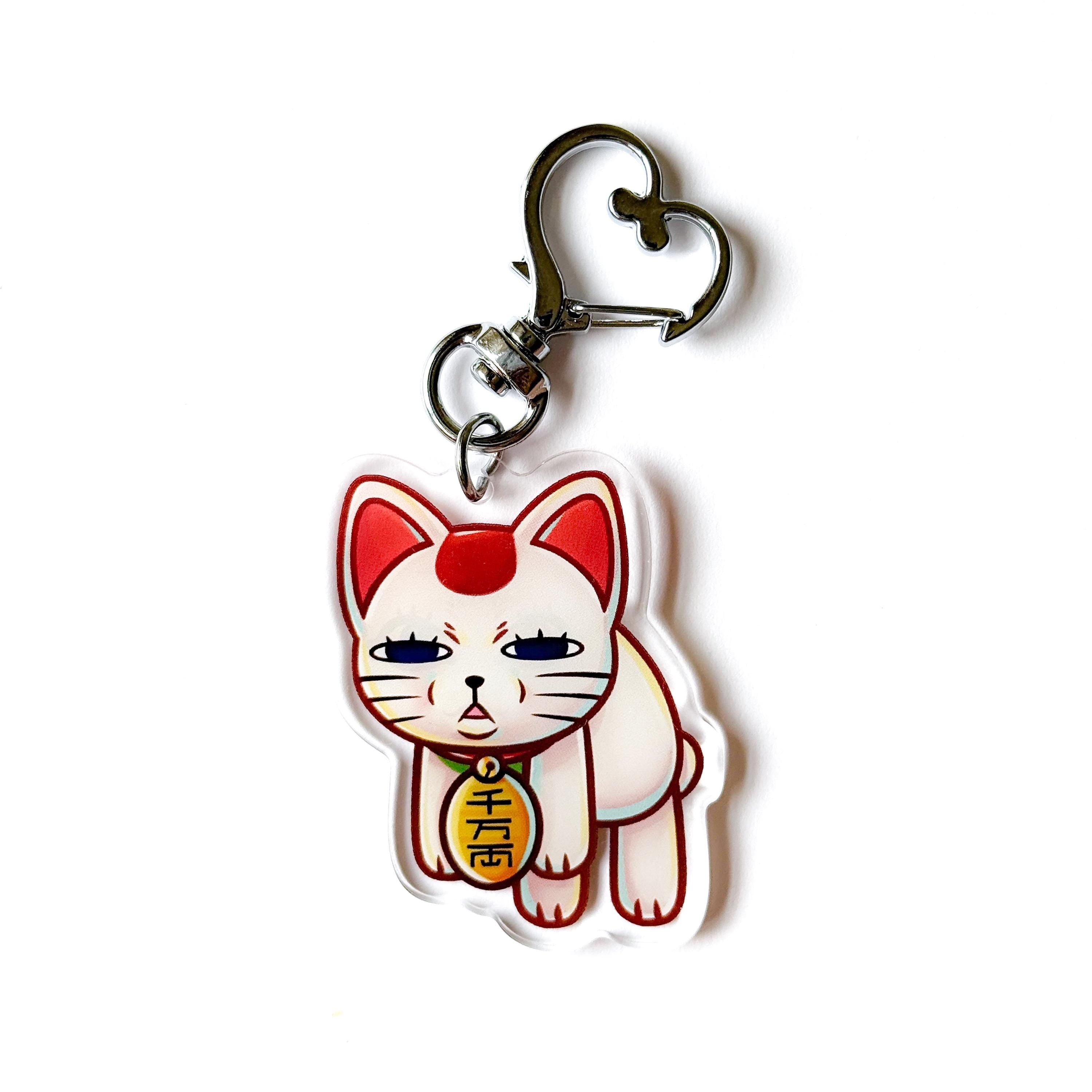 Lucky Cat Acrylic Charm