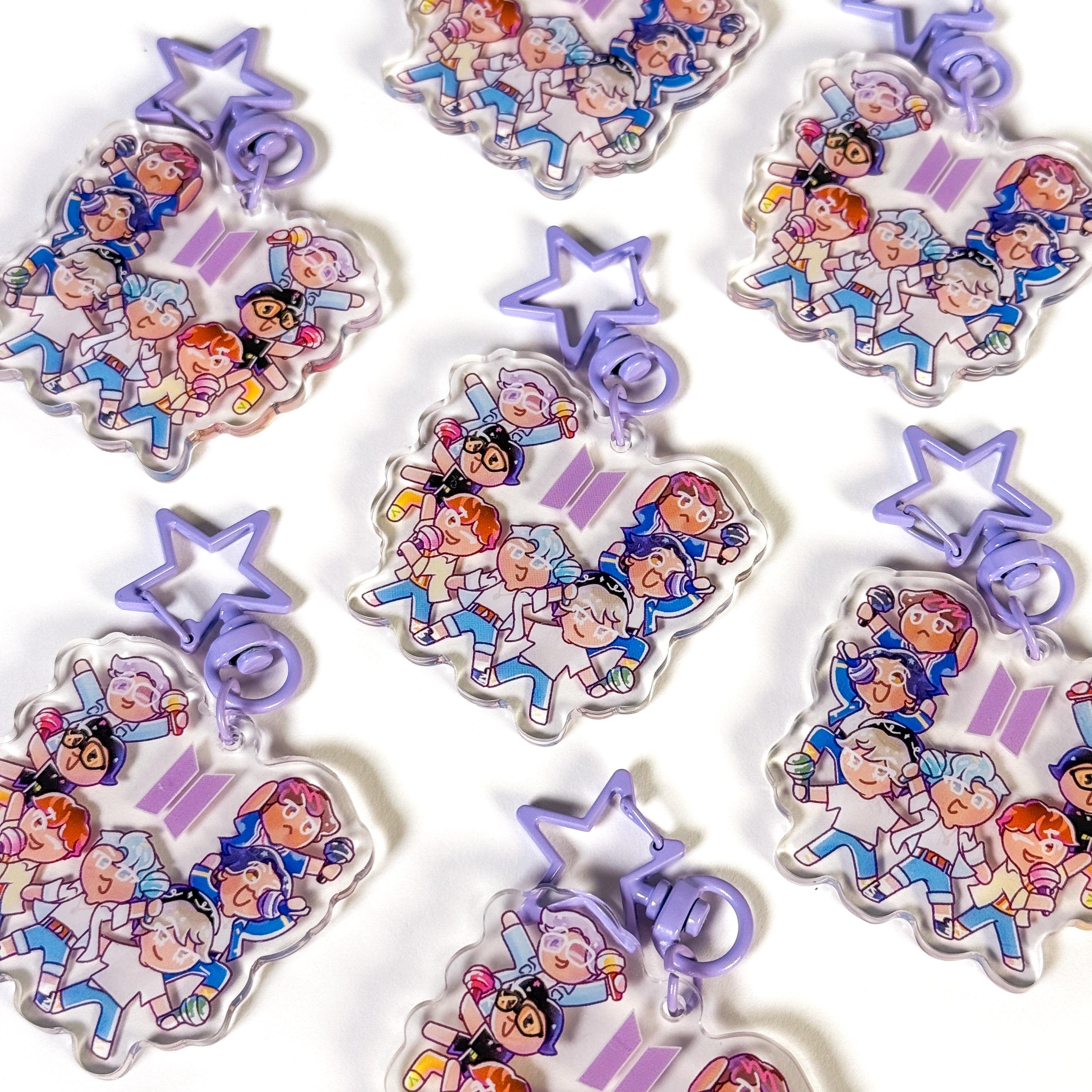 Cookie Run BTS Acrylic Charm