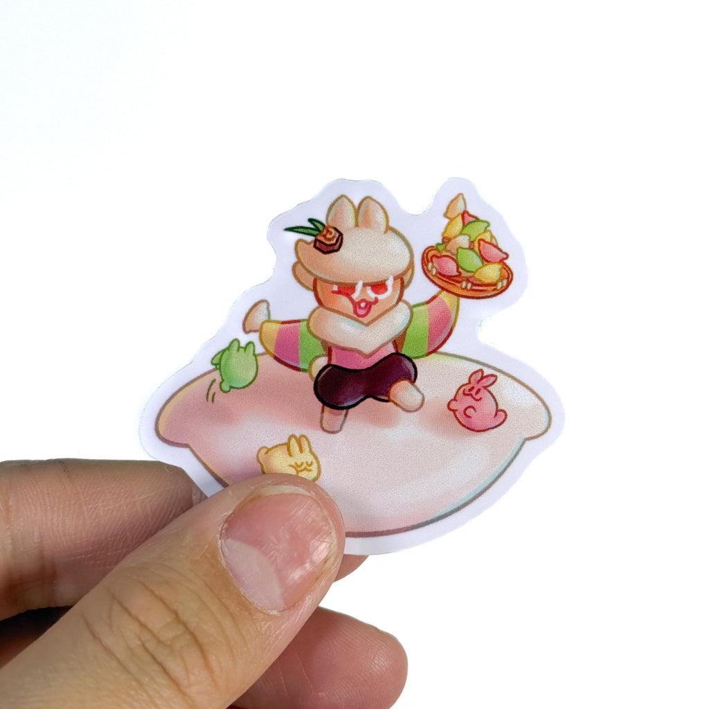 Moon Rabbit Cookie Sticker