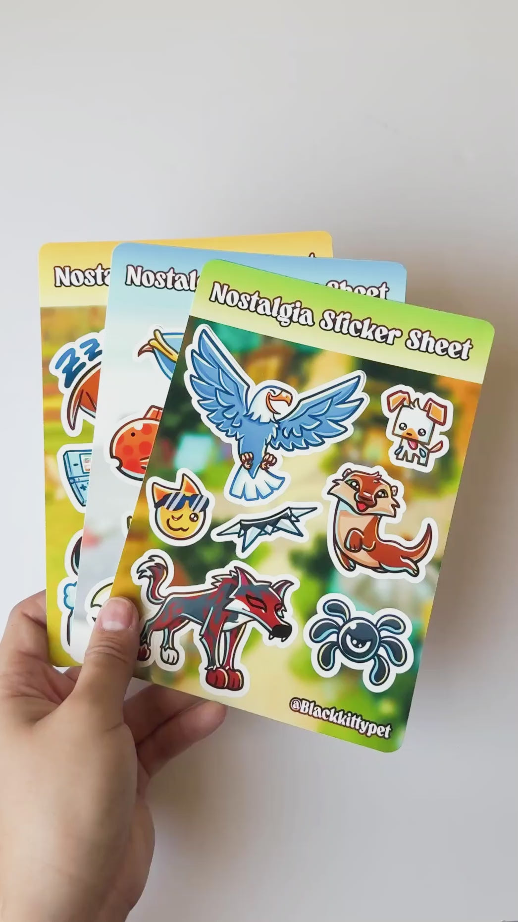 Nintendogs Sticker Sheet