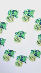 GREEN Zanka Sticker